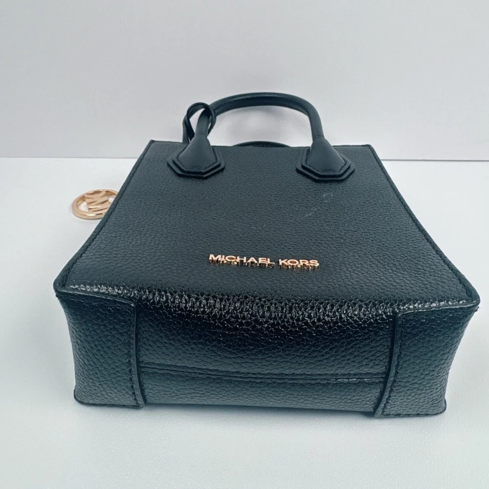 Michael Kors Mercer Small Pebbled Leather Crossbody Bag